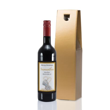 Personalised Me to You Heart Shape Lights Red Wine £20.00